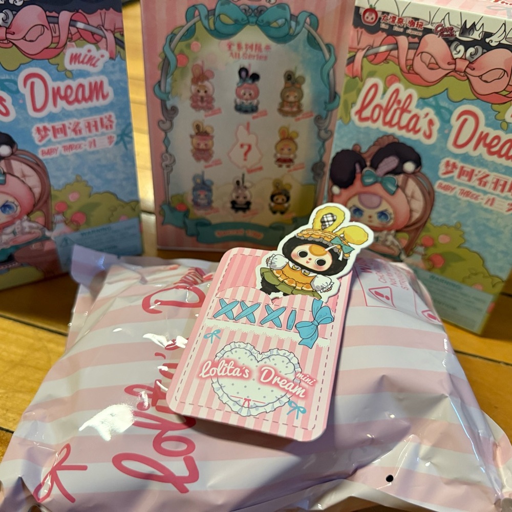 Baby Three Lolita’s Dream plush blind box - Black